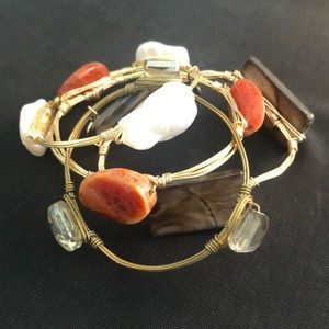 Bourbon & Bow ties Bracelet Stack of 4!